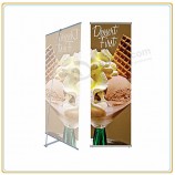 Wholesale customized high quality Aluminum Portable L Banner Stands