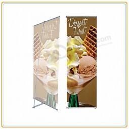 Wholesale customized high quality Aluminum Portable L Banner Stands