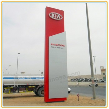 Factory direct sale top high quality Outdoor Freestanding Pylon Sign Board