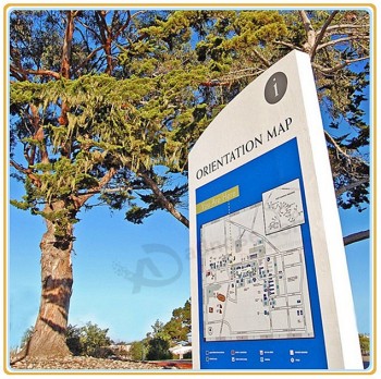 Factory direct sale top high quality Campus Way-Finding Pylon Sign Board