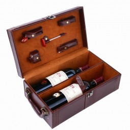 Custom Embossing Cardboard Paper Red Wine Packaging Gift Box