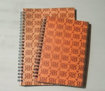 Custom Design Spiral Binding Notebook with PVC Hardcover