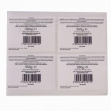 Self Adhesive Cheap Custom Paper Sticker Label with Bar Code