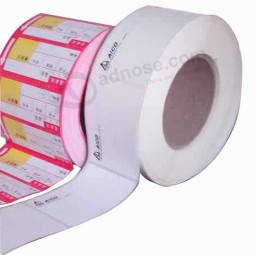 Barato etiqueta e etiqueta autoadesivas impressas costume do papel de arte para embalar