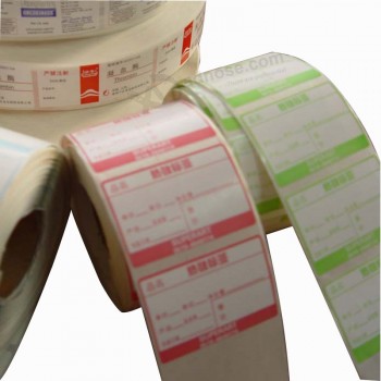 Zelfklevend goedkope aangepaste kunst papier sticker & label voor verpakking