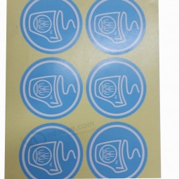 пользовательский цвет напечатан круглый сам-этикетка наклейкой клея оптом