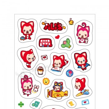 Self Adhesive Custom Craft Paper Sticker Label for Children Toy Wholesale