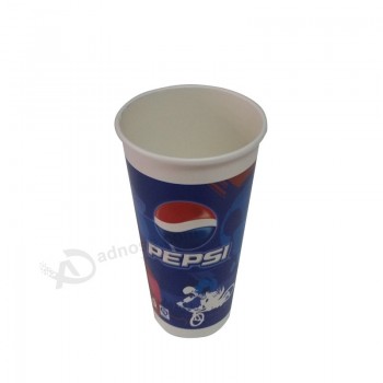 安いカスタム使い捨ての冷たい飲み物の紙のカップ