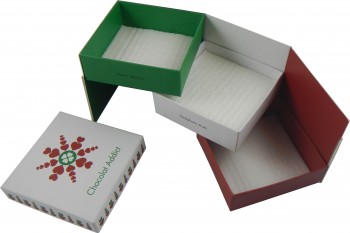Boîtes de boîte de cadeau de papier personnalisé pas cher avec logo pour l'emballage