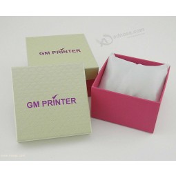 Boîte-cadeau faite sur commande de papier d'usine pour l'emballage de montre