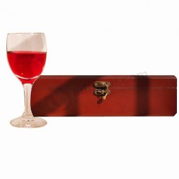 Cajas de regalo de empaquetado del vino rojo de papel de encargo del repujado barato