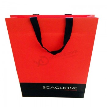 Cheap Custom Paper Shopping Gift Bag with Handle Band