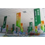 Groothandel aangepaste hoge kWaliteit opknoping stof banner voor shopingmall promotie (Tx025)