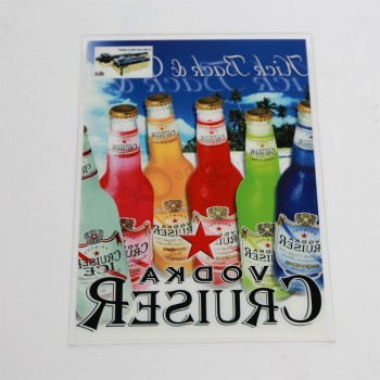 Factory direct Wholesale customized high quality Transparent Stickers with Film for Outside (tx010)