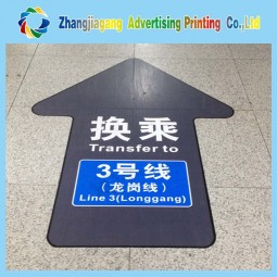 厂家直销批发定制高品质模切贴花广告标签乙烯基胶地板贴纸