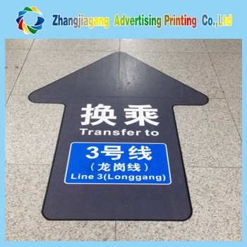 厂家直销批发定制高品质模切贴花广告标签乙烯基胶地板贴纸