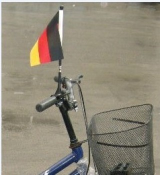 Impressão personalizada bicicleta segurança bandeira bandeira de segurança de bicicleta