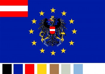 Nieuw ontwerp op maat nationale polyester vlag groothandel
