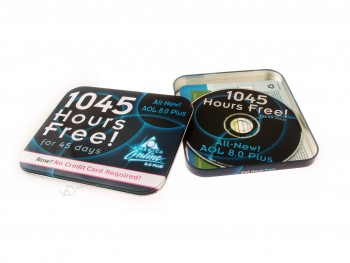 2018 Hot Sale Custom Design CD/DVD Tin Box 