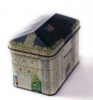 Wholesale Customized House Shape Metal Tin Box for Kids