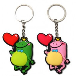 Cheap Custom Promotional Eco-Friendly Rubber Keychains Wholesale Factory