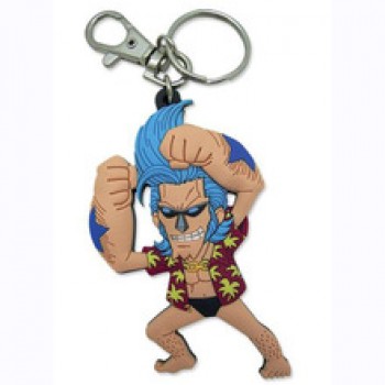 Barato personalizado promocional silicone rubberized keychain para venda