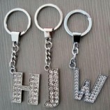 Porte-clés rond en métal personnalisé pour la promotion