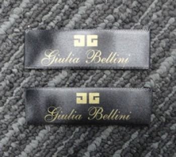 Chinese Manufacture Custom Logo High End Satin Woven Label Wholesale