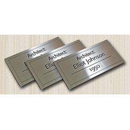 Factory direct wholesale customized high quality Customize Metal Nameplate with Your Logo