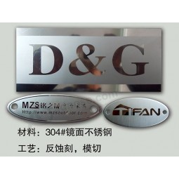 Factory direct wholesale customized high-end Nameplate Card