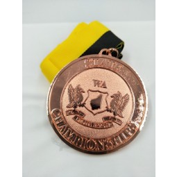 Metal Sports Medal with Customized 3D Logo Engraving Cheap Wholesale
