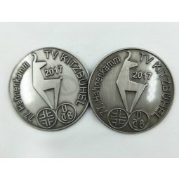 Antieke nickle plated logo coin cheap wholesale