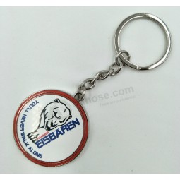 High Quality Imitation Enamel Metal Key Ring Cheap Wholesale