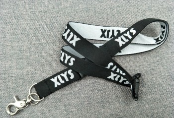 Event Breakaway Ribbon Printed Polyester Neck Lanyards with Sublimation Logo Cheap Wholesale