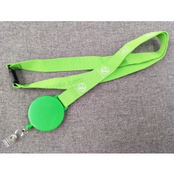 Goedkope promotionele riem op maat zijden bedrukte logo lanyard met yoyo groothandel