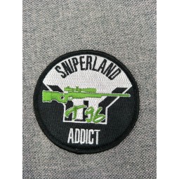 Patch de broderie de logo de caractère de qualité supérieure pour le club et l'uniforme en gros