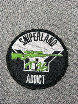 Top Quality Character Logo Embroidery Patch for Club and Uniform Wholesale
