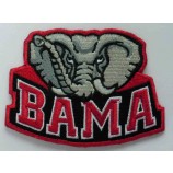 Wholesale customized high quality Iron-on Backing and Laser Cut Edge Embroidery Badge