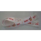 Wholesale customized high quality Satin Ribbon Flexo Printing Label