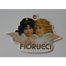 Atacado personalizado de alta qualidade anJo design impresso full color hangTag