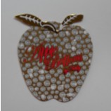 Atacado personalizado de alta qualidade die cut aPple forma Tag de papel