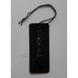 Atacado personalizado de alta qualidade silkcreen impresso cor Branca cartão preto hangTag