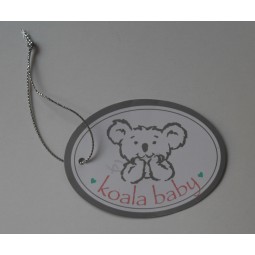 La etiqueta engomada de la forma oval impresa forma de alta calidad al por mayor del panda del diseño al por mayor