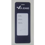 En gros personnalisé de haute qualité imprimé paPier carte die cut vêtements hangMarque