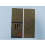 Groothandel aangepaste hoge kwaliteit krafTpaPier kledingstuk taille LaBel
