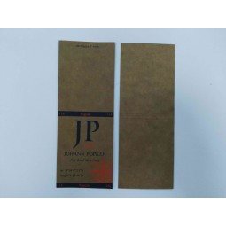 Groothandel aangepaste hoge kwaliteit krafTpaPier kledingstuk taille LaBel