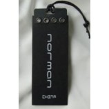 En gros personnalisé carte de haute qualité noire carte attachée hangMarque de vêtements de chaîne ciré