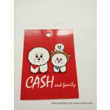 Usine directe en gros personnalisé de haute qualité couleurs vives impression hangMarque lamination Brillante