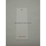 Usine directe en gros personnalisé de haute qualité paPier Blanc carte feuille d'or directement hangMarque