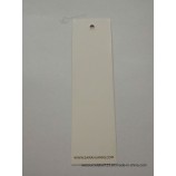 Usine directe en gros personnalisé de qualité supérieure paPier Blanc feuille d'or logo Bande hangMarque